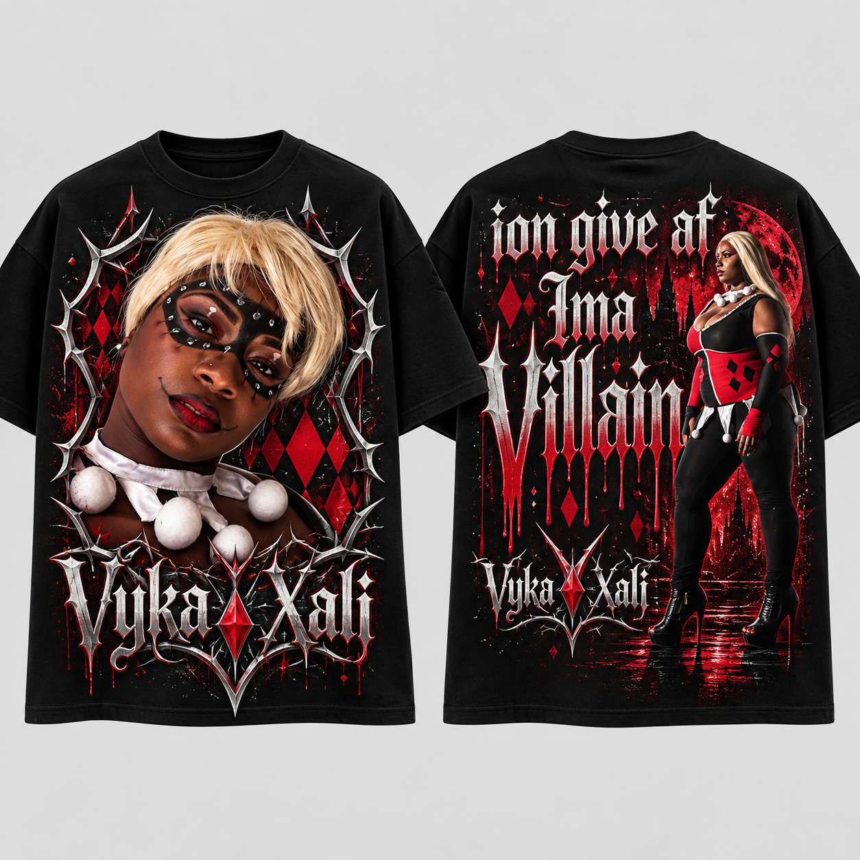 Halloween Villain Tee by Vyka Xali