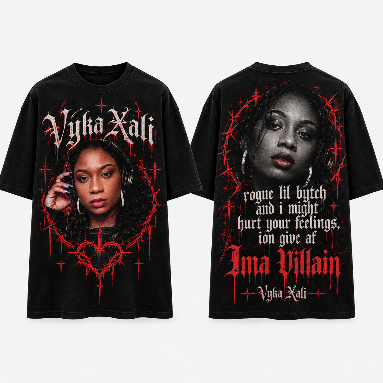 Ima Villain Tee by Vyka Xali